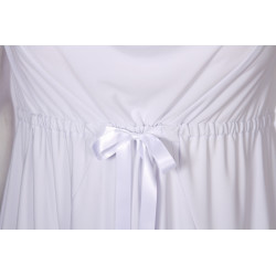HiLo Ribbon Maxi Dress - White