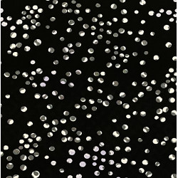BW Abstract Dots fabric swatch